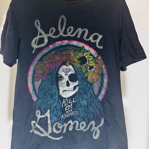 Black Selena Gomez Revival Tour T-Shirt